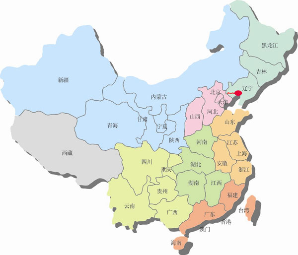 锦州市星辉外国语培训学校所在辽宁省位置